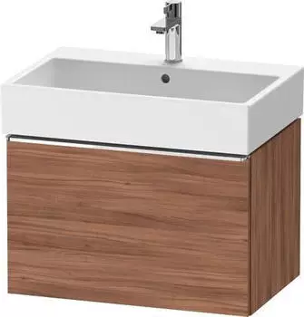 Duravit D-Neo mit 1 Auszug Griff Chrom Hochglanz 684 x 440 x 442 mm Nussbaum Natur Matt DE4272010790000
