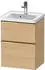 Duravit D-Neo mit 2 Auszügen Griff Gold Poliert 484 x 625 x 372 mm Eiche Natur Matt DE4350034300000