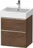 Duravit D-Neo mit 2 Auszügen Griff Chrom Hochglanz 584 x 625 x 442 mm Nussbaum dunkel Matt DE4371010210000