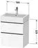 Duravit D-Neo mit 2 Auszügen Griff Chrom Hochglanz 584 x 625 x 442 mm Nussbaum dunkel Matt DE4371010210000