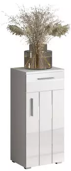 trendteam Wons Badschrank Wei&szlig; Hochglanz 37x83x31cm (220780201)