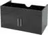 MCW D16 Waschbeckenunterschrank Hochglanz 90cm, 2 Türen, schwarz (MCW-D16)