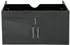 MCW D16 Waschbeckenunterschrank Hochglanz 90cm, 2 Türen, schwarz (MCW-D16)