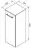 Fackelmann B.Style Midischrank 1-türig 30,2x82,6x32cm Türanschlag Links