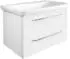 Fackelmann Milano Waschtischunterschrank hängend 80cm Weiß Hochglanz (84203)