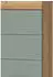 Inn.Furn Shawn Hochschrank 2-türig, Salbeigrün, Eiche Artisan, 37x191cm (GE70121-05)