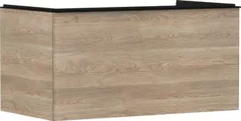 Hansgrohe Xelu Q 98 x 48.5 x 55 cm with drawer natural oak, matt black (54060670)
