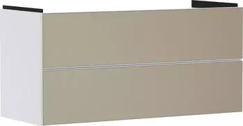 Hansgrohe Xevolos E 118 x 55.5 x 47.5 cm with 2 drawers matt white (54184390)