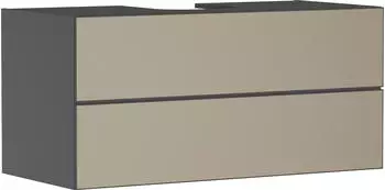 Hansgrohe Xevolos E 118 x 55.5 x 55 cm with 2 drawers slate grey matt (54195390)