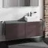 Hansgrohe Xevolos E 137 x 55.5 x 55 cm with 4 drawers right-hand, slate grey matt, dark oak (54241730)