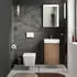 Hansgrohe Xilesa E 43 x 33 cm compatible with washbasin, right-hand door, cashmere oak (54246550)