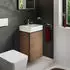 Hansgrohe Xilesa E 43 x 33 cm compatible with washbasin, right-hand door, cashmere oak (54246550)