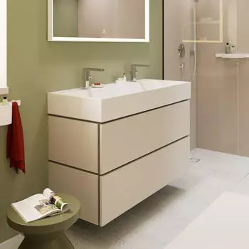 Hansgrohe Xilesa E 118 x 47 cm, 2 drawers sand beige matt (54264780)