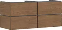 hansgrohe Xilesa E Waschtischunterschrank 54306550 1375x550mm, 4 Schubk&auml;sten,...