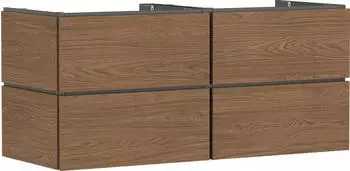 Hansgrohe Xilesa E 137.5 x 55 cm, 4 drawers cashmere oak with Push-Open (54306550)