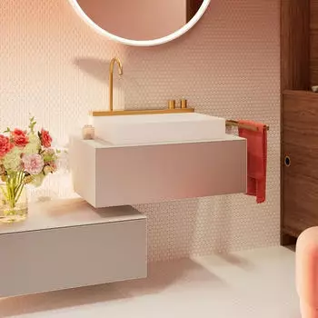 Hansgrohe Xevolos E 78 x 55 x 27.5 cm, 1 drawer sand beige matt, sand beige metallic (54311790)