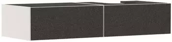 Hansgrohe Xevolos E 137 x 55 x 27.5 cm right-hand, 2 drawers sand beige matt, dark grey textile cover (54323660)
