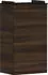Hansgrohe Xelu Q 34 x 60.5 x 24.5 cm for left-hand washbasin dark walnut, matt black (54014670)