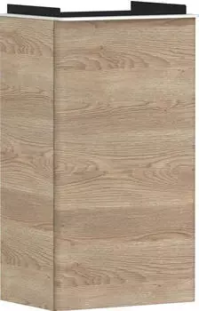 Hansgrohe Xelu Q 34 x 60.5 x 24.5 cm for left-hand washbasin natural oak, matt white (54013700)