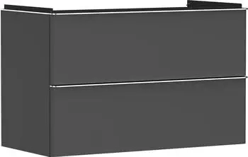 Hansgrohe Xelu Q 98 x 60.5 x 47.5 cm with 2 drawers diamond grey matt, chrome (54032000)