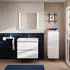 Hansgrohe Xilesa E 78 x 47 cm avec 2 drawers matt white with Push-Open (54296700)