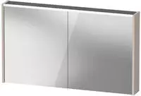 Duravit D-Code Spiegelschrank Verspiegelt DC7108091910000 1200x700x148, Taupe...