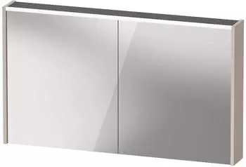 Duravit D-Code 2.0 Spiegelschrank 1200mm Taupe Matt Dekor (DC7108091910000)