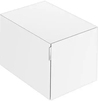 KEUCO Edition 11 Art Sideboard mit einem Auszug 400mm Glas wei&szlig; satiniert (32541840401)