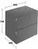 KEUCO Edition 11 Art Sideboard mit zwei Auszügen 800mm Glas smoke satiniert (32542870801)