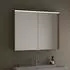Burgbad Eqio Spiegelschrank mit horizontaler LED Beleuchtung Eiche Dekor Cashmere (SPGS100-F3180-B0001-D)