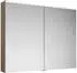 Burgbad Eqio Spiegelschrank mit horizontaler LED Beleuchtung Eiche Dekor Cashmere (SPGS100-F3180-B0001-D)