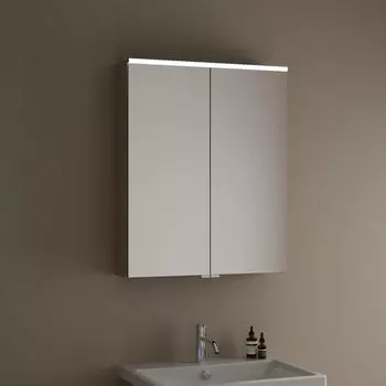 Burgbad Eqio Spiegelschrank SPGS065 800x650x170 Lichtgrau Matt (SPGS065F6583)