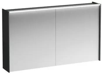 Laufen Lani Spiegelschrank mit LED Lichtelement 1220mm verkehrsgrau (H4038221122661)