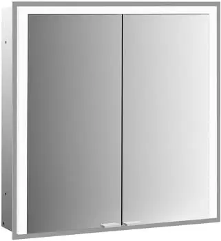 emco prime 3 Einbau-Lichtspiegelschrank 800mm Aluminium (949717203)