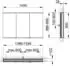 KEUCO Royal Modular 2.0 Spiegelschrank beleuchtet Wandeinbau Aluminium (800310141000300)