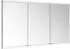 KEUCO Royal Modular 2.0 Spiegelschrank beleuchtet Wandeinbau Aluminium (800310140100300)