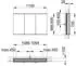 KEUCO Royal Modular 2.0 Spiegelschrank beleuchtet Wandeinbau Aluminium (800310110000000)