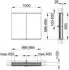 KEUCO Royal Modular 2.0 Spiegelschrank beleuchtet Wandeinbau Aluminium (800210101000000)
