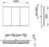 KEUCO Royal Modular 2.0 Spiegelschrank beleuchtet Wandvorbau Aluminium (800311121000000)