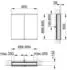 KEUCO Royal Modular 2.0 Spiegelschrank unbeleuchtet Wandeinbau Aluminium (800200091100200)