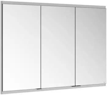 KEUCO Royal Modular 2.0 Spiegelschrank unbeleuchtet Wandeinbau Aluminium (800300110100300)