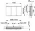 KEUCO Royal Modular 2.0 Spiegelschrank unbeleuchtet Wandeinbau Aluminium (800300110100300)