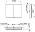 KEUCO Royal Modular 2.0 Spiegelschrank unbeleuchtet Wandvorbau Aluminium (800201111000000)
