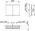 KEUCO Royal Modular 2.0 Spiegelschrank unbeleuchtet Wandvorbau Aluminium (800201090100200)
