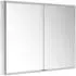 KEUCO Royal Modular 2.0 Spiegelschrank unbeleuchtet Wandvorbau Aluminium (800201121000200)