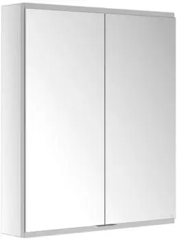 KEUCO Royal Modular 2.0 Spiegelschrank unbeleuchtet Wandvorbau Aluminium (800201081100200)