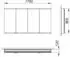 KEUCO Royal Modular 2.0 Spiegelschrank unbeleuchtet Wandvorbau Aluminium (800401011000400)