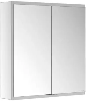 KEUCO Royal Modular 2.0 Spiegelschrank unbeleuchtet Wandvorbau Aluminium (800201070100300)