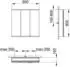 KEUCO Royal Modular 2.0 Spiegelschrank unbeleuchtet Wandvorbau Aluminium (800301091100000)