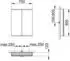 KEUCO Royal Modular 2.0 Spiegelschrank unbeleuchtet Wandvorbau Aluminium (800201071000300)